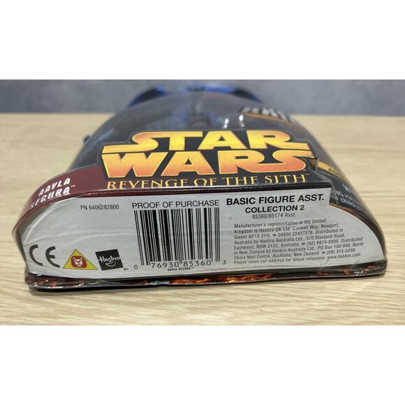 Star Wars Revenge Of The Sith Aayla Secura 3.75" Action Figure 2005 Hasbro New - Picture 4 of 5